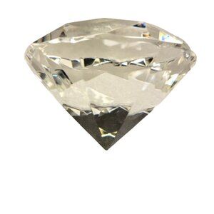 Crystal Diamond Shape Paperweight